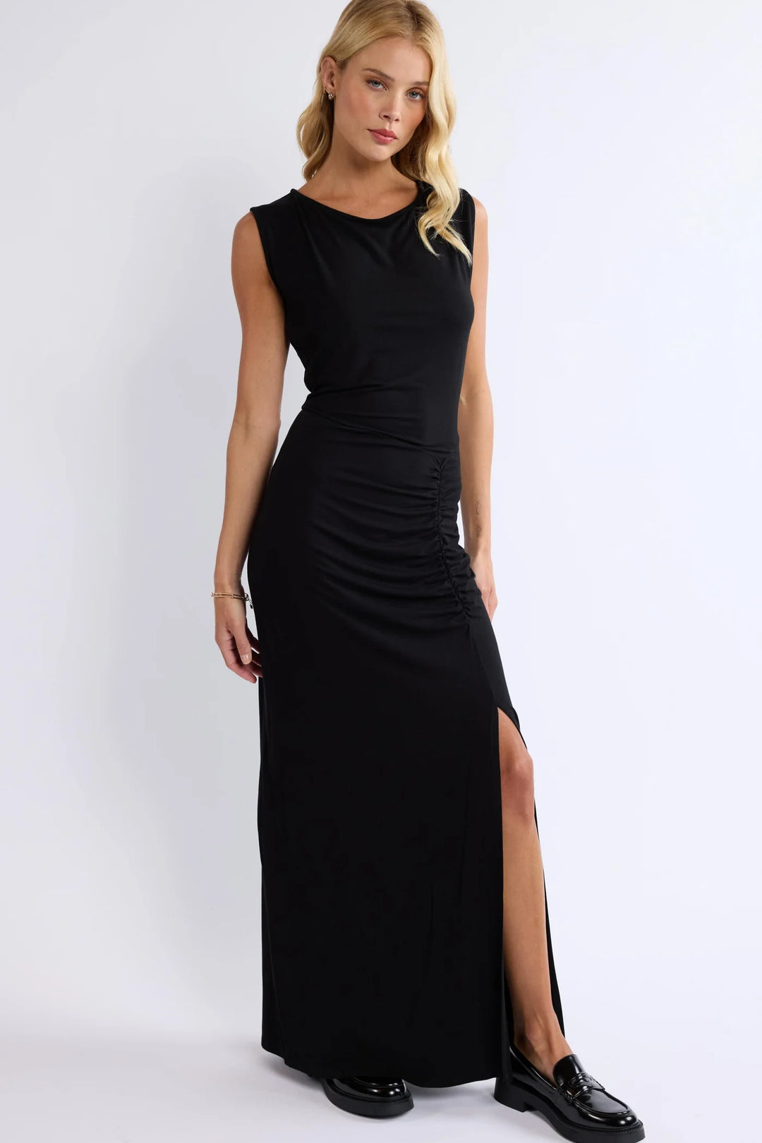 black shoes women's dress Black Onyx Easy Tee Dress – Fresh Clean Threads